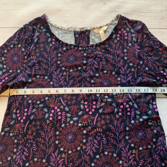 Matilda Jane New Resolution Dark Floral Stretch Long Sleeve Dress - Picture 4 of 10